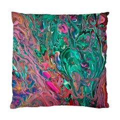 Green Pour Standard Cushion Case (Two Sides) from ArtsNow.com Back