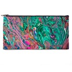 Green Pour Pencil Cases