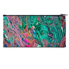 Green Pour Pencil Cases from ArtsNow.com Back