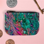Green Pour Mini Coin Purse