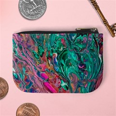 Green Pour Mini Coin Purse from ArtsNow.com Back