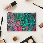 Green Pour Cosmetic Bag (Medium)