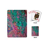 Green Pour Playing Cards Single Design (Mini)