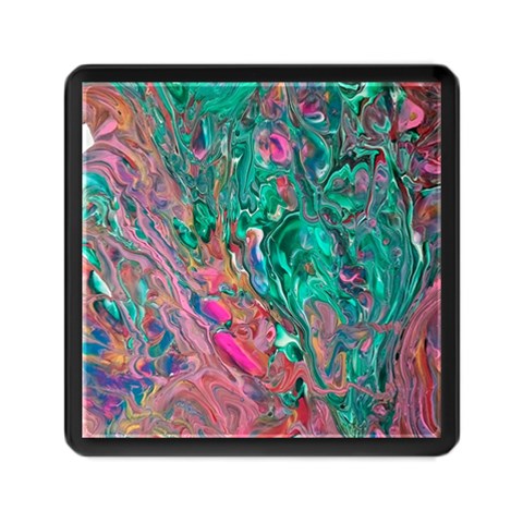 Green Pour Memory Card Reader (Square) from ArtsNow.com Front