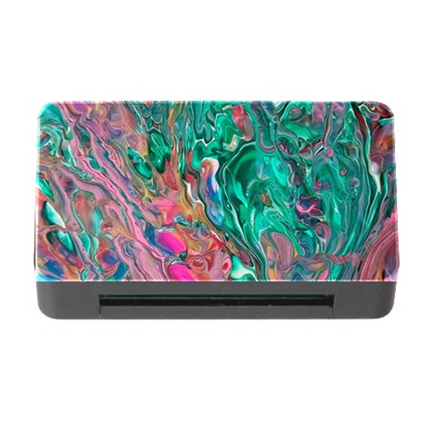 Green Pour Memory Card Reader with CF from ArtsNow.com Front