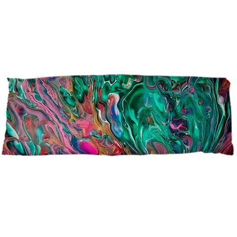 Green Pour 60 x21  Body Pillow Case Dakimakura (Two Sides) from ArtsNow.com Front