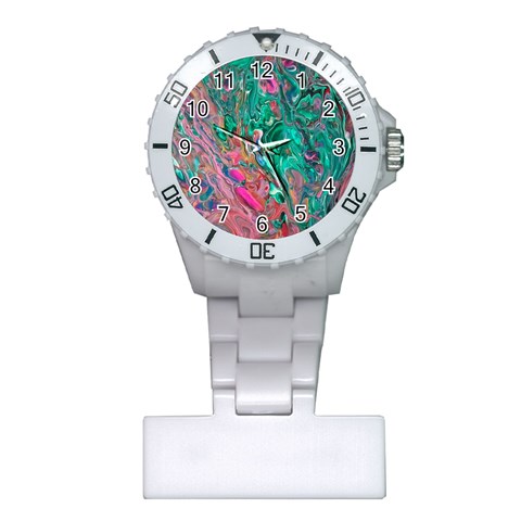 Green Pour Plastic Nurses Watch from ArtsNow.com Front