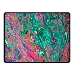 Green Pour 50  x 40  Two Sides Fleece Blanket (Small) from ArtsNow.com 45 x34  Blanket Back