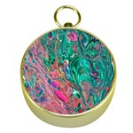 Green Pour Gold Compasses