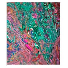 Green Pour Duvet Cover Double Side (California King Size) from ArtsNow.com Back