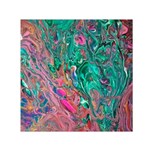 Green Pour 30  x 30  Large Square Satin Scarf