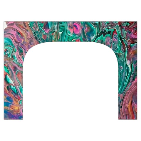 Green Pour Toiletries Pouch from ArtsNow.com Front