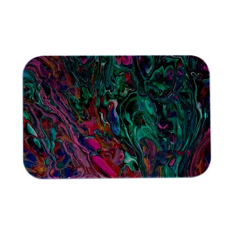 Green Pour Open Lid Metal Box (Silver)   from ArtsNow.com Front
