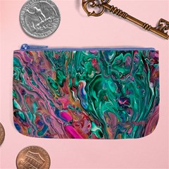 Green Pour Large Coin Purse from ArtsNow.com Front