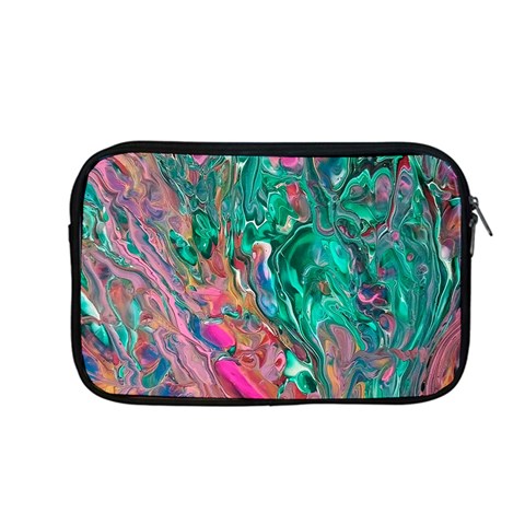 Green Pour Apple MacBook Pro 13  Zipper Case from ArtsNow.com Front