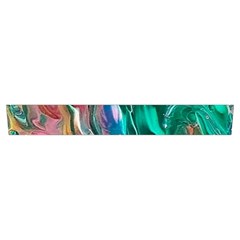 Green Pour Everyday Shoulder Bag with Pouch Bag from ArtsNow.com Back Inside
