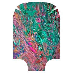 Green Pour Luggage Cover (Large) from ArtsNow.com Back