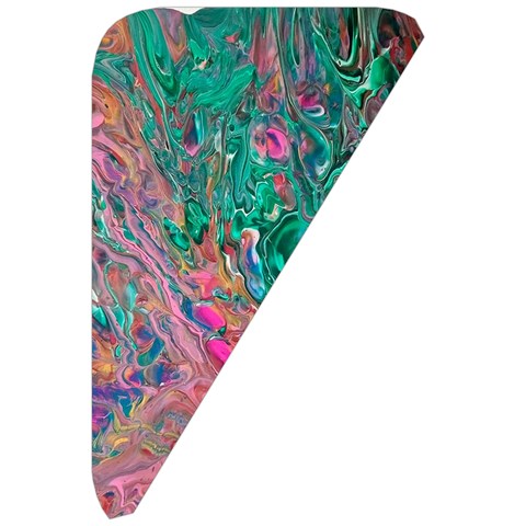 Green Pour Belt Pouch Bag (Small) from ArtsNow.com Front Right
