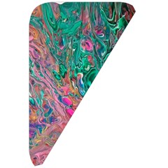 Green Pour Belt Pouch Bag (Large) from ArtsNow.com Front Right
