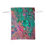 Green Pour Lightweight Drawstring Pouch (L)