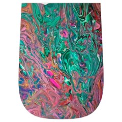 Green Pour Wristlet Pouch Bag (Small) from ArtsNow.com Left Side