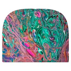 Green Pour Make Up Case (Small) from ArtsNow.com Back