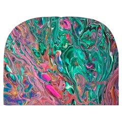 Green Pour Make Up Case (Medium) from ArtsNow.com Back