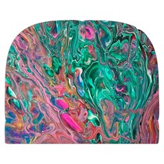 Green Pour Make Up Case (Large) from ArtsNow.com Front