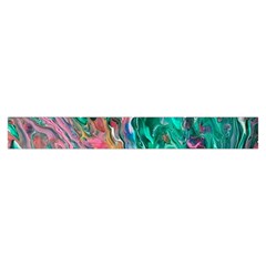 Green Pour Make Up Case (Large) from ArtsNow.com Zipper Front