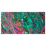 Green Pour Banner and Sign 4  x 2 