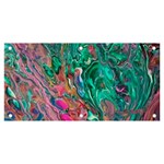 Green Pour Banner and Sign 6  x 3 