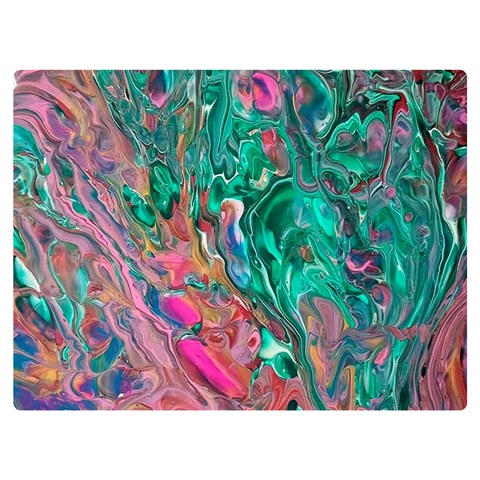 Green Pour 40  x 30  Two Sides Premium Plush Fleece Blanket (Baby Size) from ArtsNow.com 40 x30  Blanket Front
