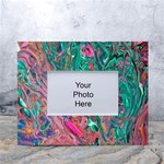 Green Pour White Tabletop Photo Frame 4 x6 