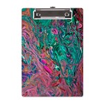 Green Pour A5 Acrylic Clipboard