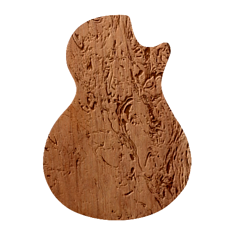 Green Pour Guitar Shape Wood Guitar Pick Holder Case And Picks Set from ArtsNow.com Front
