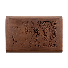 Green Pour Wood Oval USB Flash Drive from ArtsNow.com Box