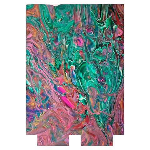 Green Pour Automatic Folding Umbrella with Case (Large) from ArtsNow.com Case