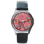 Collage  Round Metal Watch