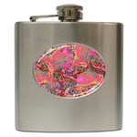Collage  Hip Flask (6 oz)