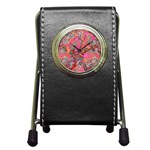 Collage  Pen Holder Desk Clock