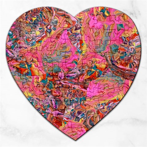 Collage  Jigsaw Puzzle (Heart) from ArtsNow.com Front