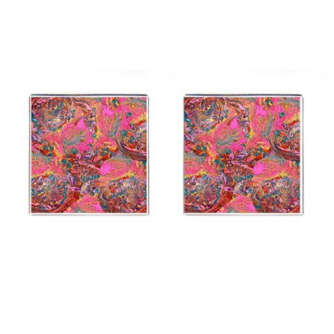 Collage  Cufflinks (Square) from ArtsNow.com Front(Pair)