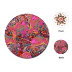 Collage  Playing Cards Single Design (Round)