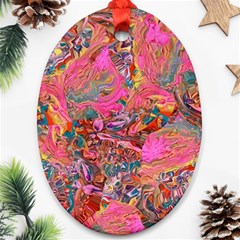 Collage  Oval Ornament (Two Sides) from ArtsNow.com Back