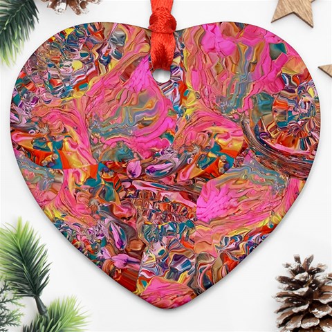 Collage  Heart Ornament (Two Sides) from ArtsNow.com Front