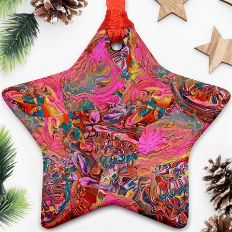 Collage  Star Ornament (Two Sides) from ArtsNow.com Front