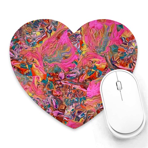 Collage  Heart Mousepad from ArtsNow.com Front