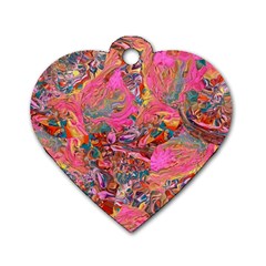 Collage  Dog Tag Heart (Two Sides) from ArtsNow.com Back