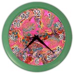 Collage  Color Wall Clock