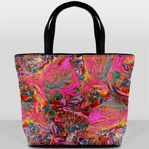Collage  Bucket Bag from ArtsNow.com Front